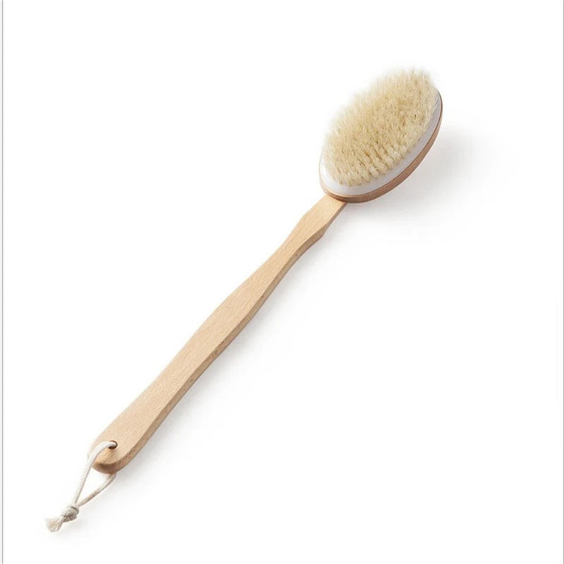 Brosses pour le corps exfoliant en poil naturels