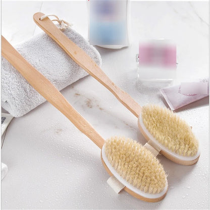 Brosses pour le corps exfoliant en poil naturels