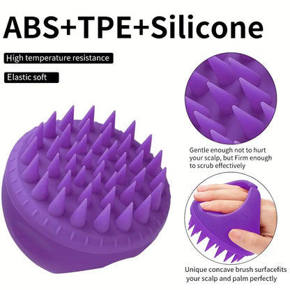 Brosse pour le Cuir Chevelu en Silicone